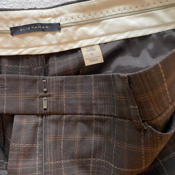 Elie Tahari Trouser-Style Cropped Pant - Picture 3 of 6